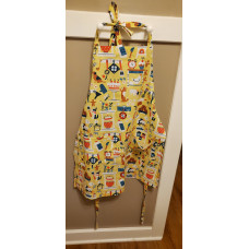 Dogs in the kitchen apron