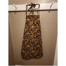 Fall paisley kitchen apron